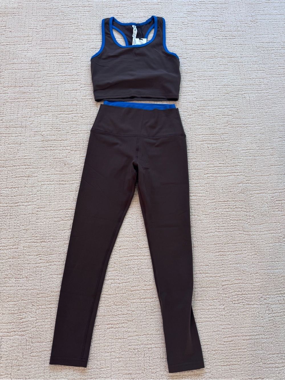 Splits59 brown/blue set NWT